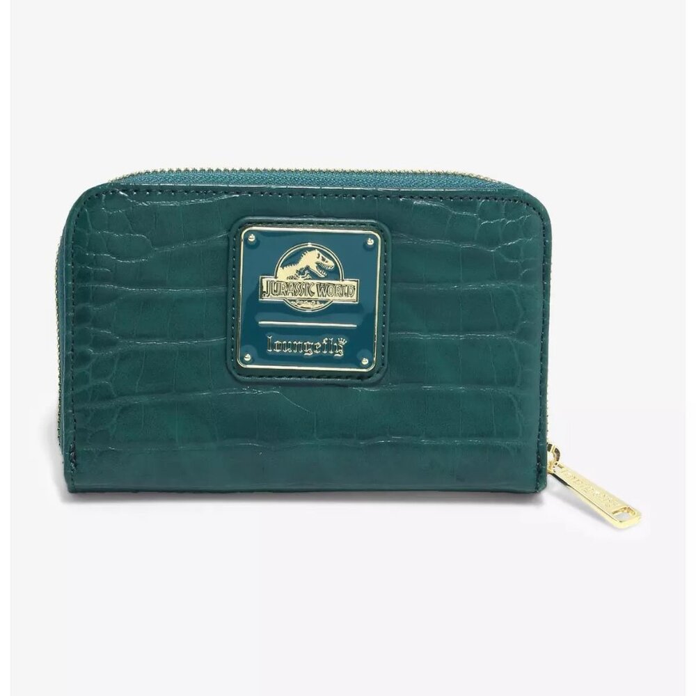 Loungefly Universal Jurassic World Zip Around Wallet NWT - Picture 4 of 5